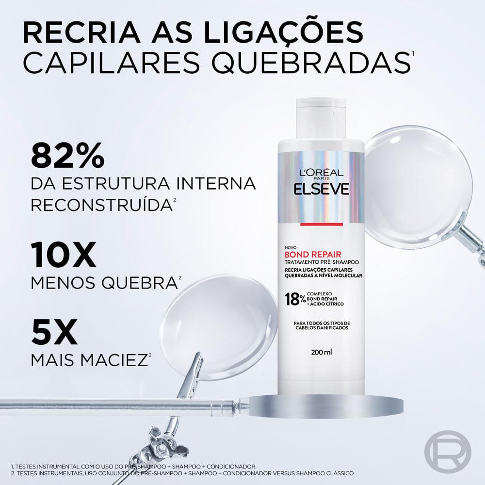 Tratamento Pré Shampoo L Oréal Paris Elseve Bond Repair 200ml