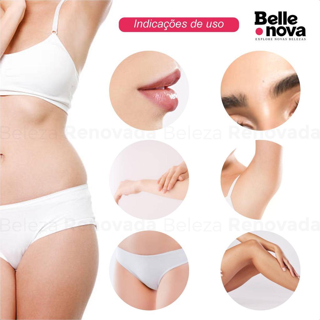 Cera Depilação Folhas Prontas Facial 12 Pares Depilflax