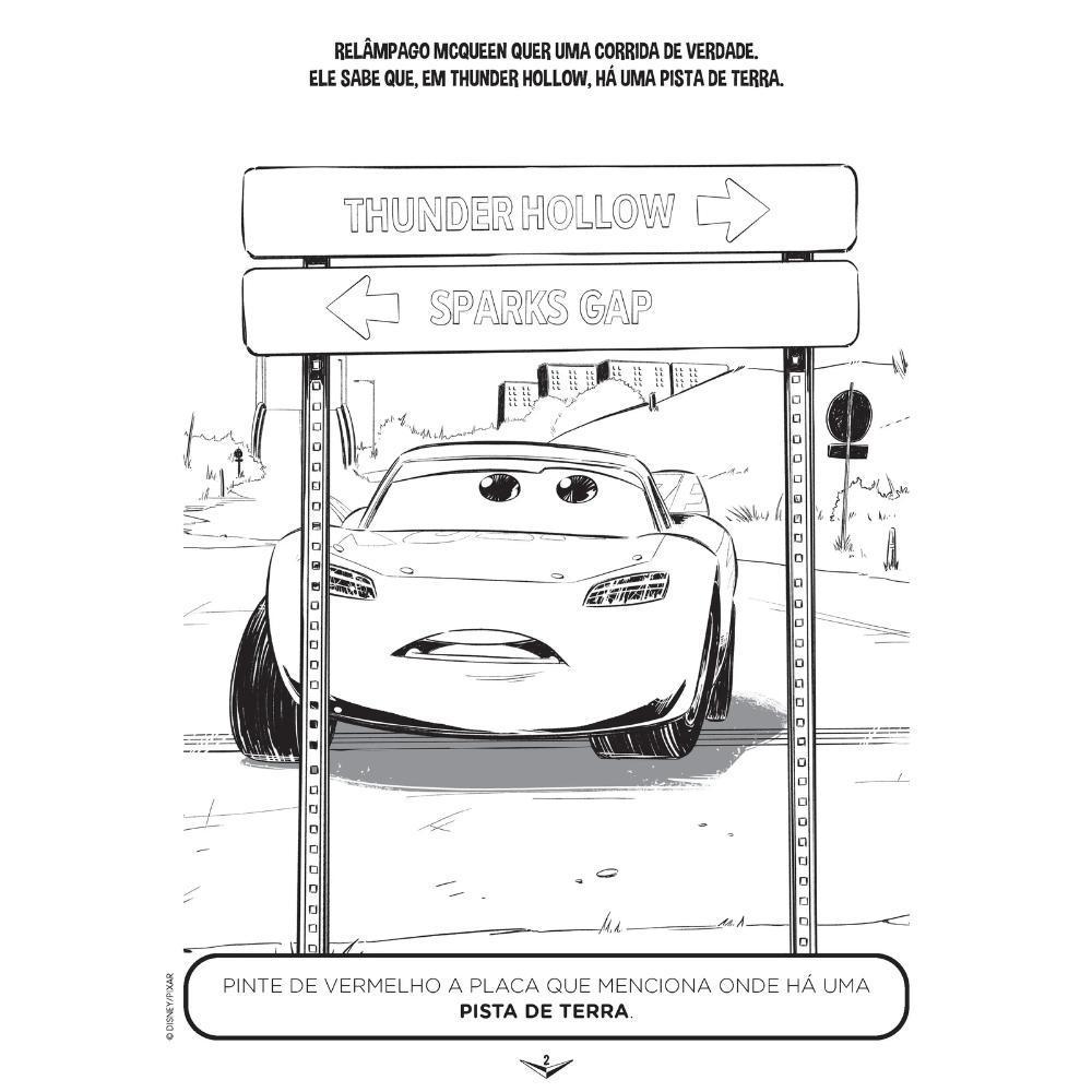 Colorir E Aprender Disney - Pixar - Carros 3