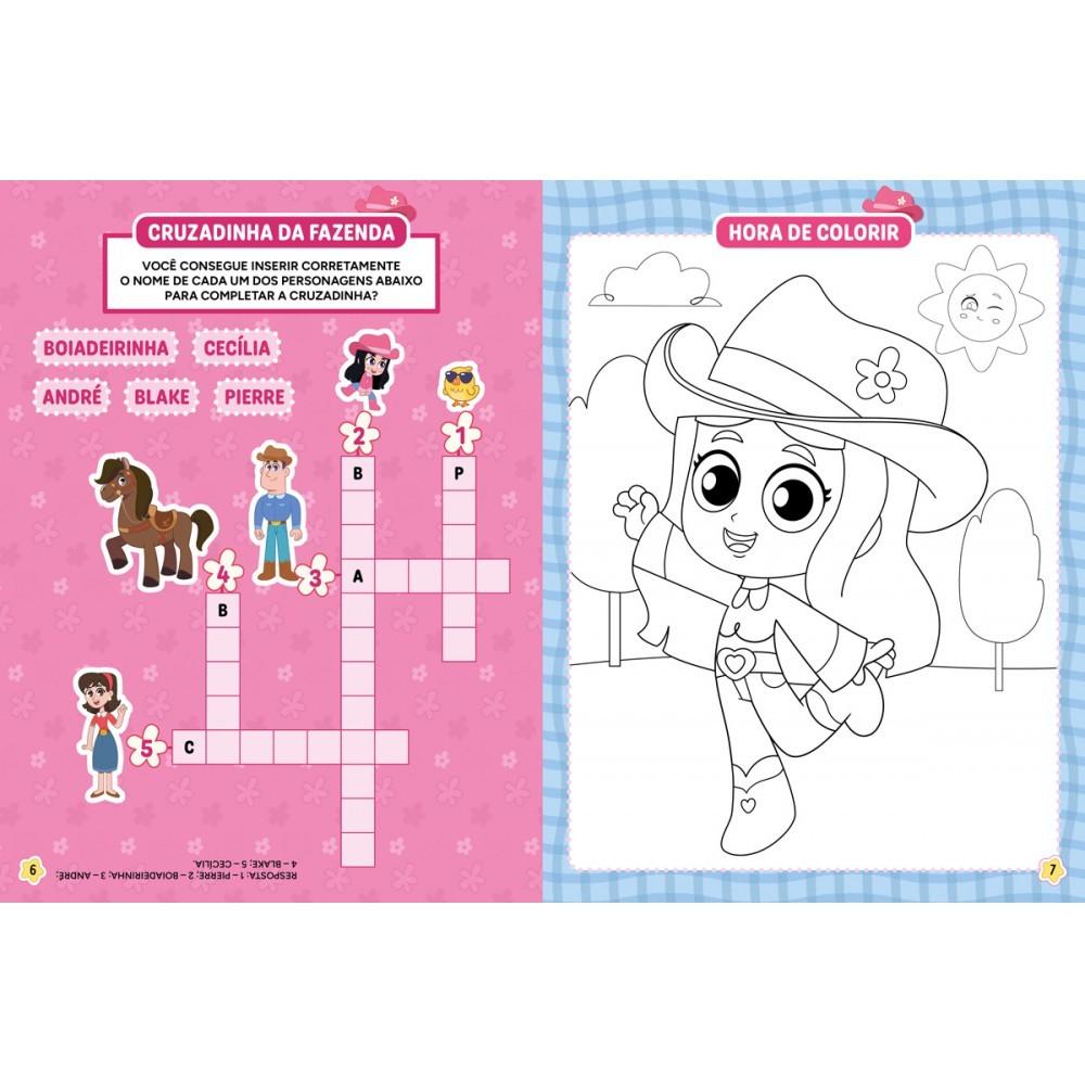 Livro Turma Da Boiadeirinha - Atividades E Adesivos