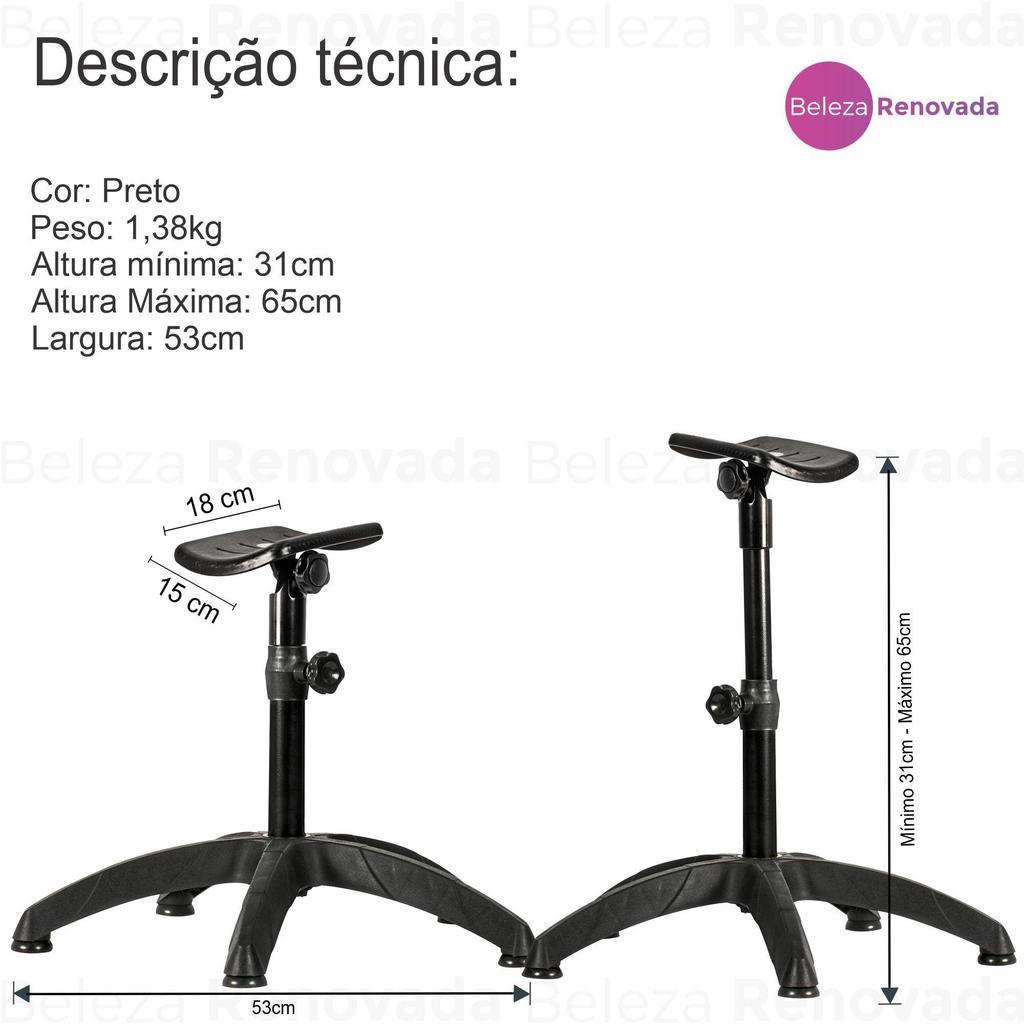 Suporte Tripé Apoio Pernas Suporte Braços Manicure Pedicure