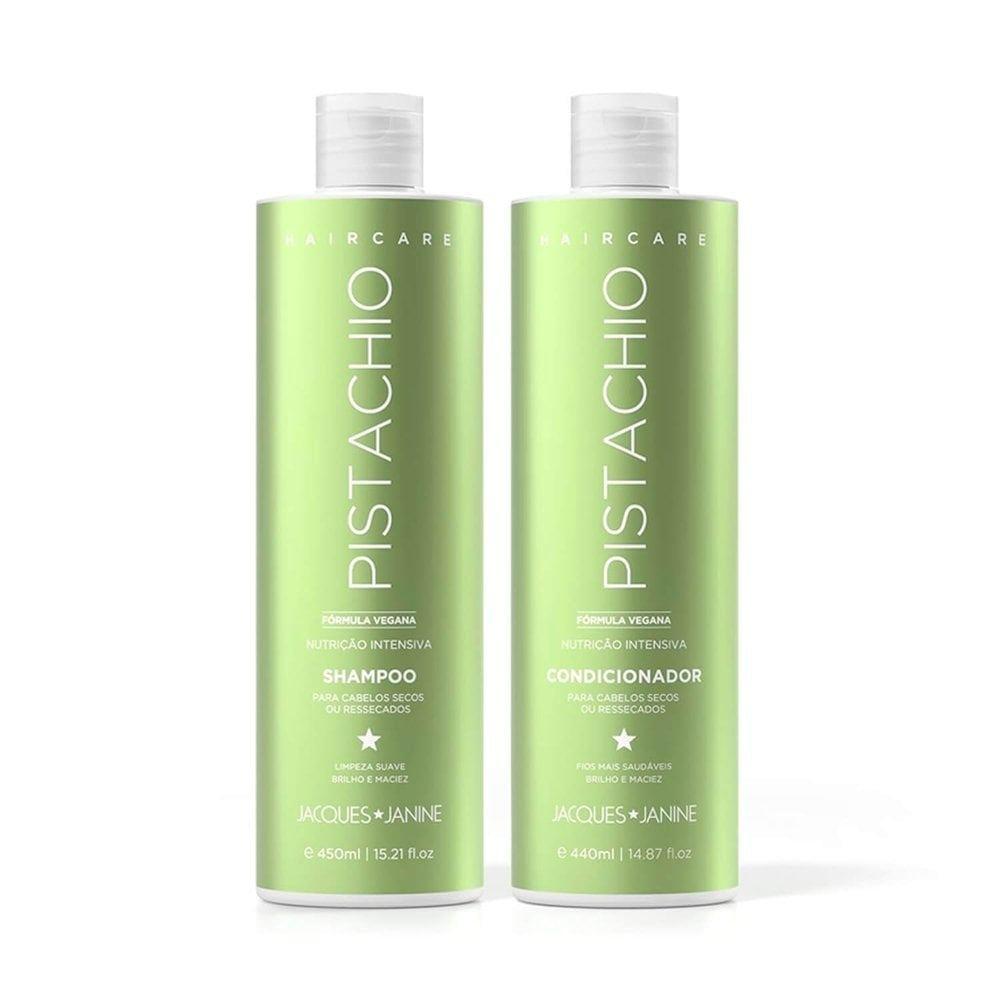 Kit Jacques Janine Hair Care Pistachio Shampoo 450ml + Condicionador 440ml