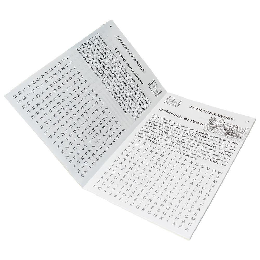 Scottini Caça-palavras Bíblico Letras Grandes 32p N.3023 Médio