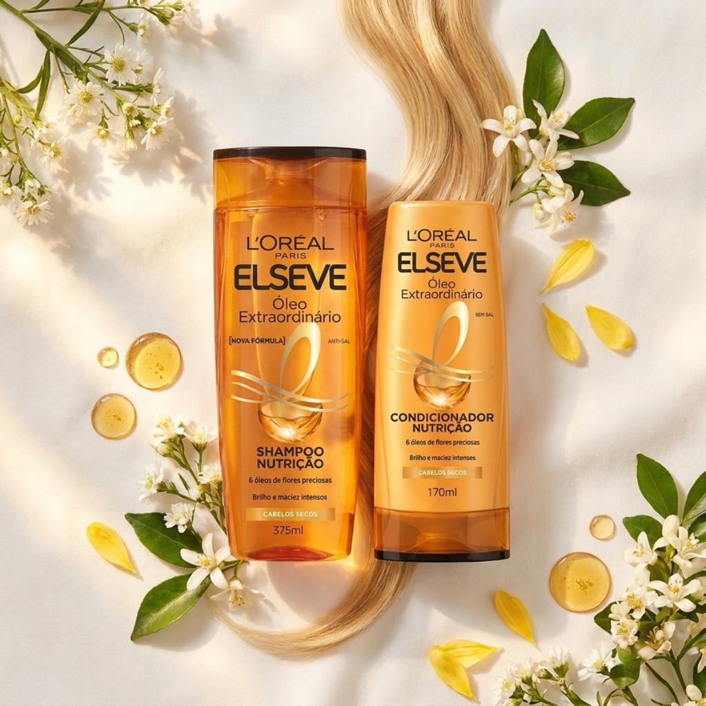 Kit Elseve Óleo Extraordinário Shampoo 375ml + Condicionador 170ml