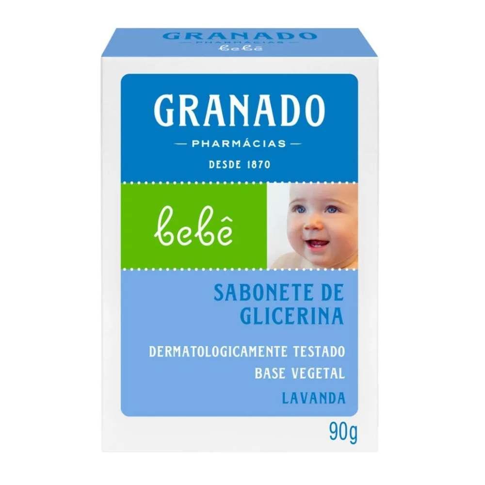 Kit 3 Sabonetes Em Barra Granado Bebê Lavanda 90g Cada