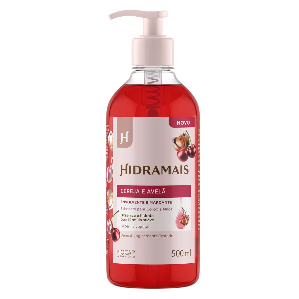 Sabonete Hidramais Cereja E Avelã 500ml Glicerina Vegetal
