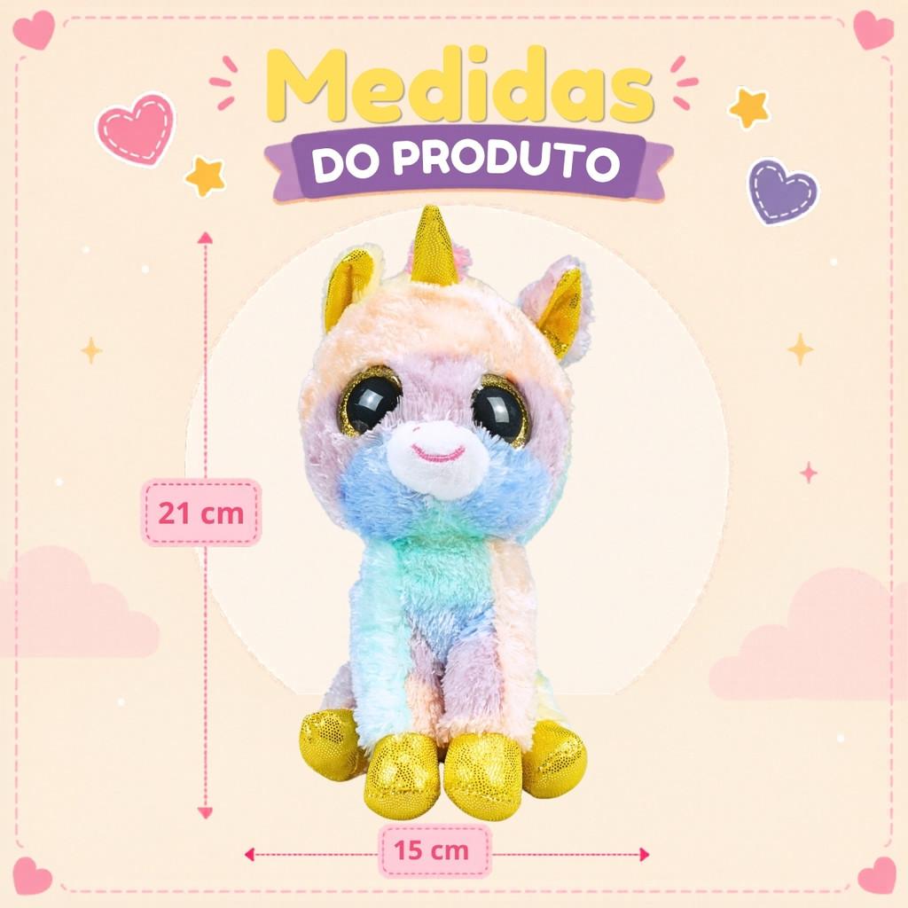 Pelúcia Ursinhos Bichinhos Sortido Médio Brinquedo Fofinho - Castela