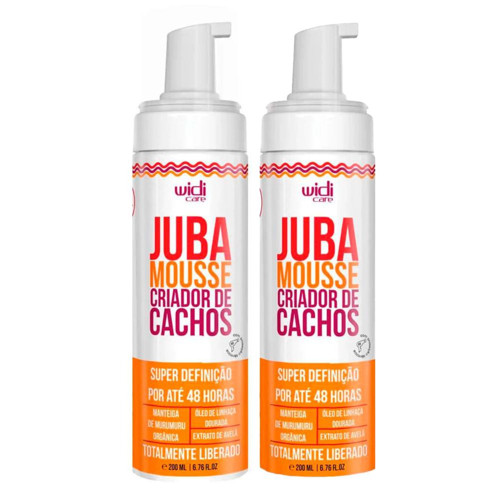 Kit 2 Mousse Widi Care Juba Criador De Cachos 200ml
