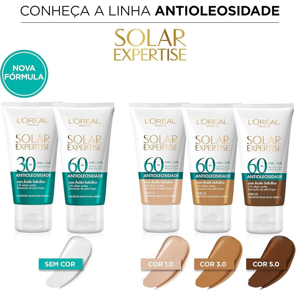 Protetor Solar Loreal Paris Antioleosidade Fps60 40G