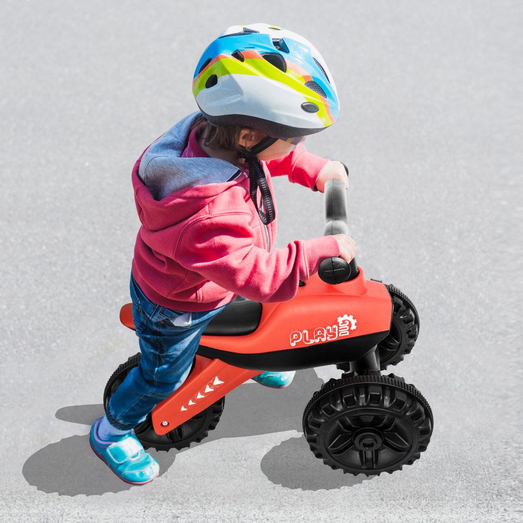 Moto De Equilíbrio Triciclo Infantil Luz Som 3 Rodas Kababy