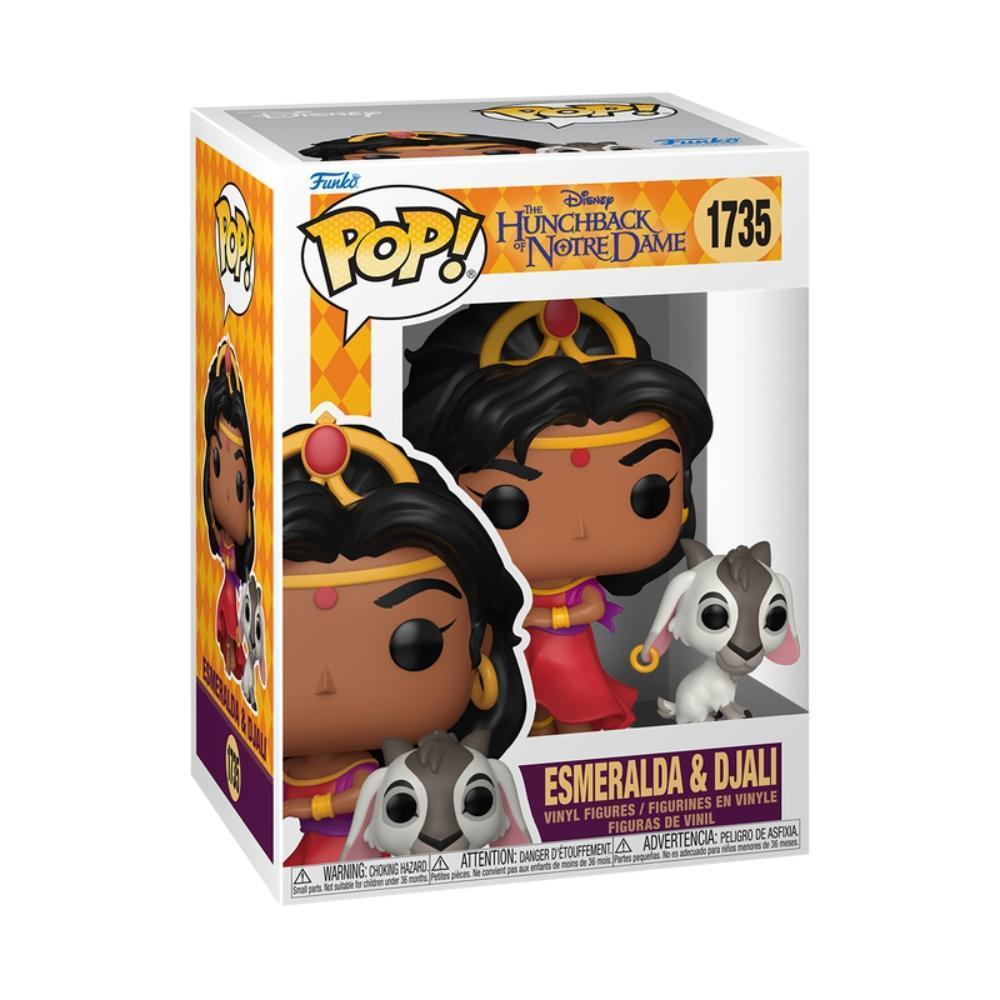 Boneco Funko Pop Buddy Disney O Corcunda De Notre Dame - Esmeralda Djali