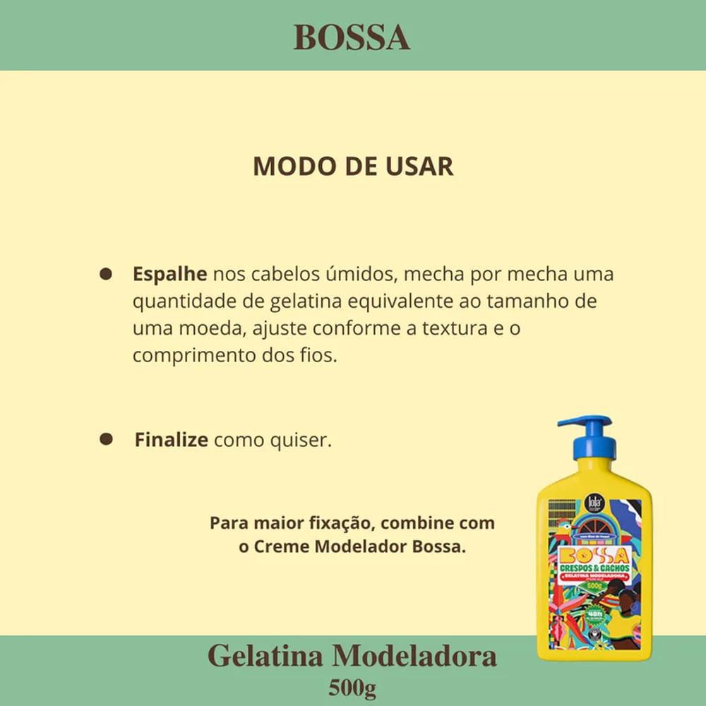 Gelatina Modeladora Lola Bossa Crespos Cachos 500g