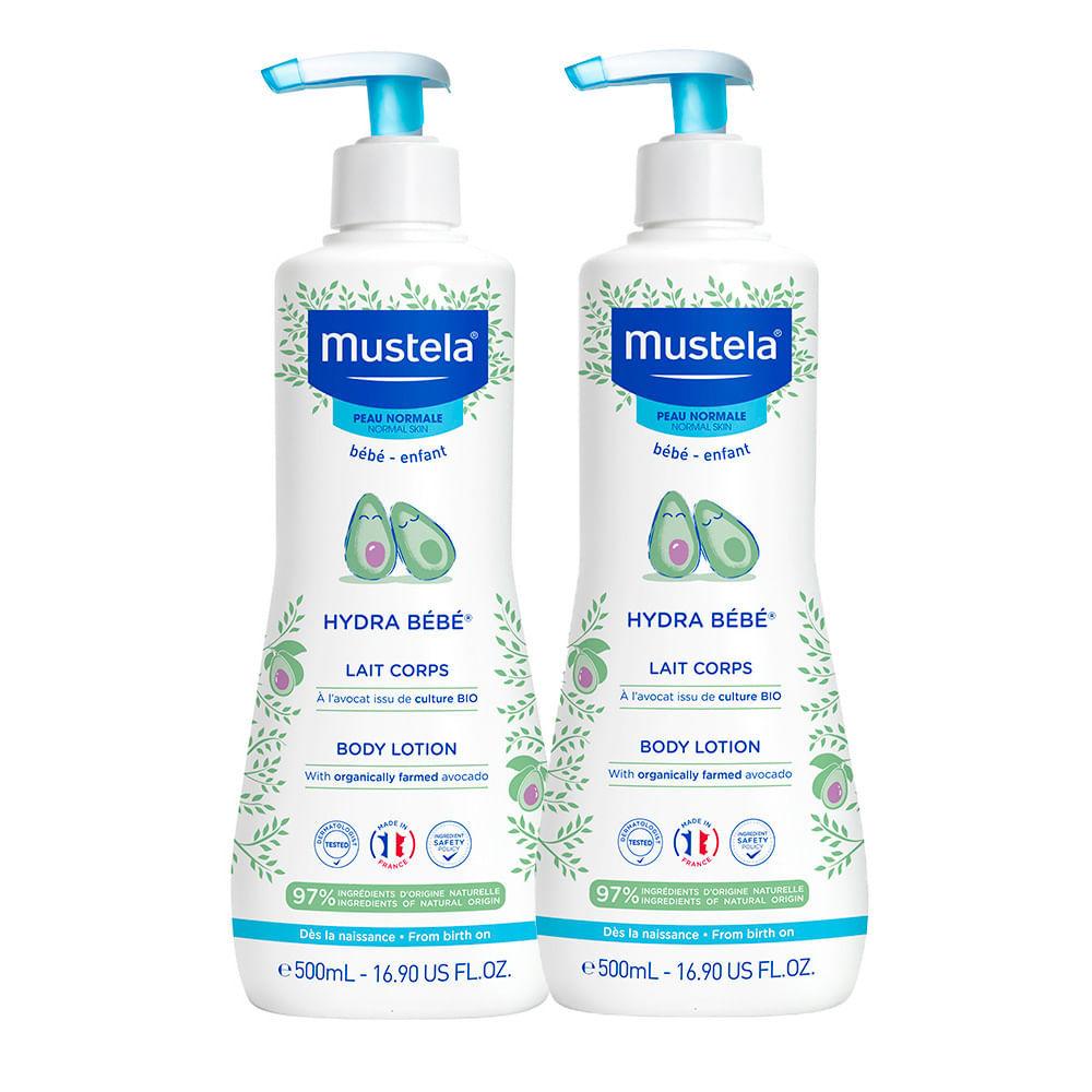 Kit 2 Mustela Hydra Bebê Com Abacate Orgânico 500ml