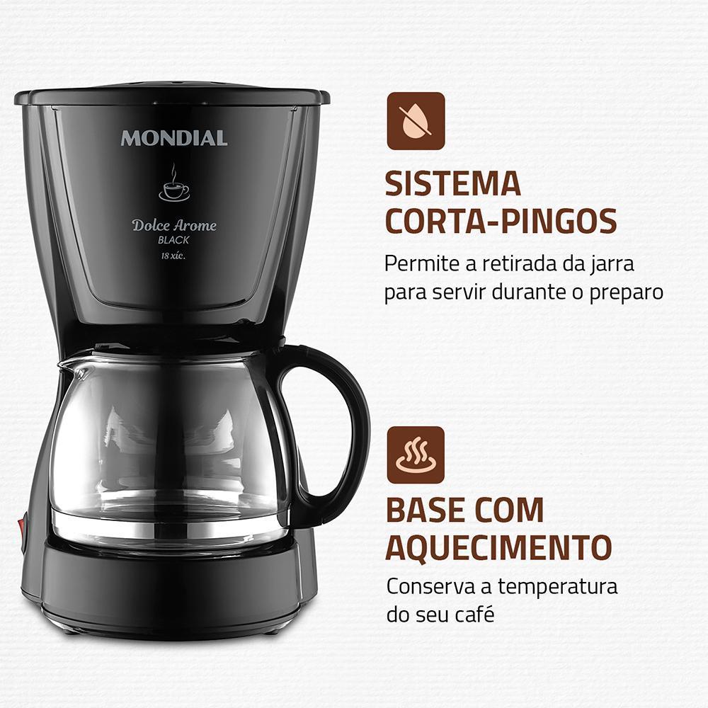 Cafeteira Elétrica Dolce Arome Mondial C-30-18x-fb