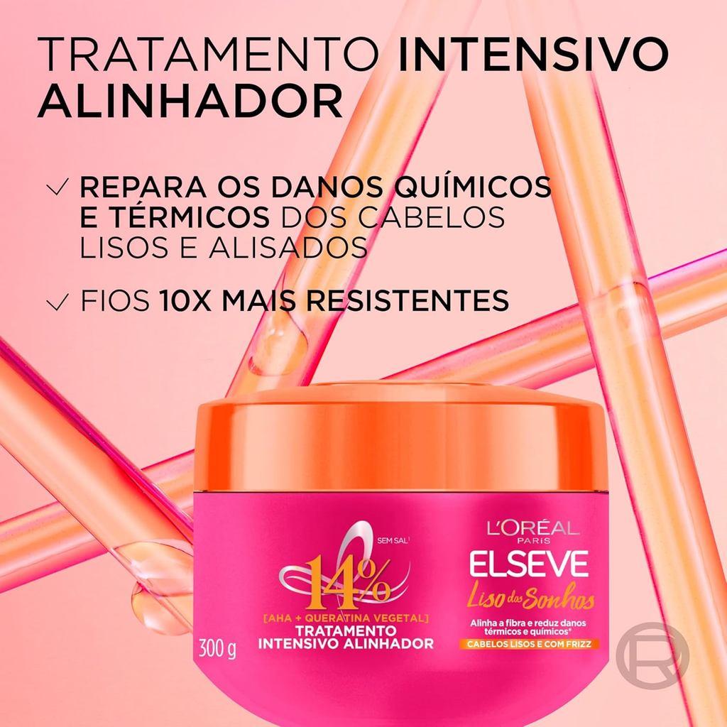 Creme De Tratamento L Oréal Paris Elseve Liso Dos Sonhos 300g