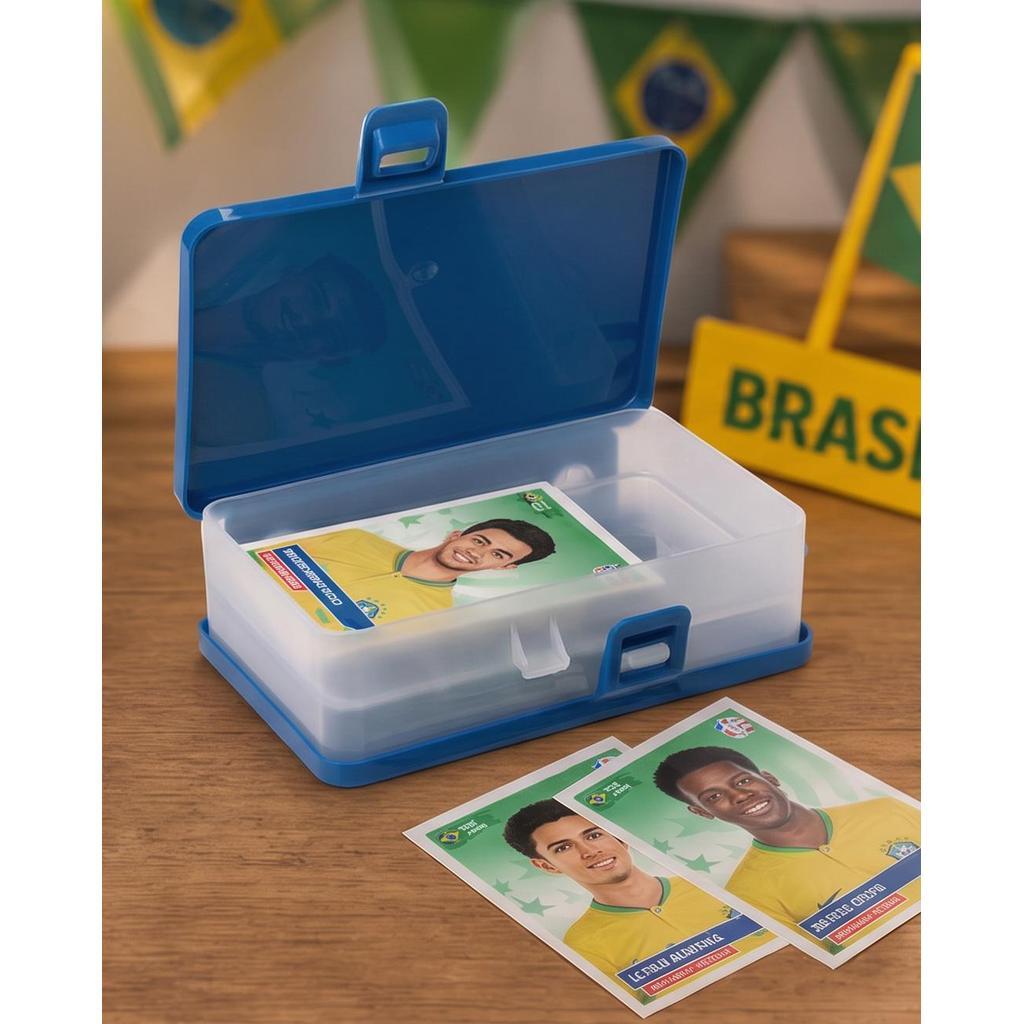 Porta Card Figurinhas Futebol Copa Do Mundo Brasil Plasútil
