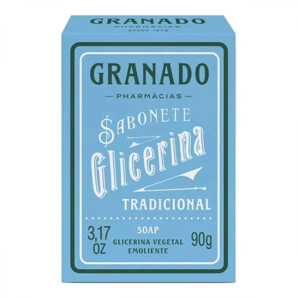 Kit 3 Sabonetes Granado Glicerina Tradicional Em Barra 90g Cada