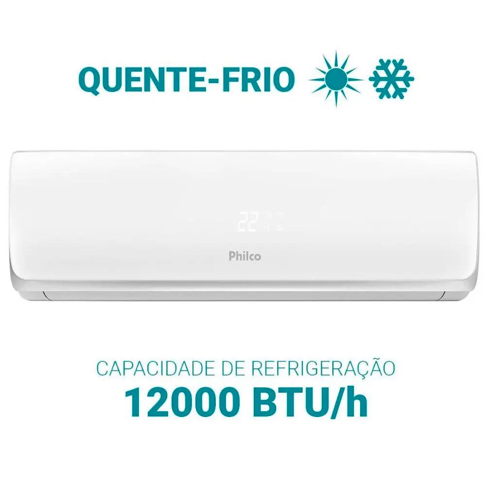 Ar Condicionado Quente E Frio 12000 Btuh 220V Com Controle Philco Pas12qt