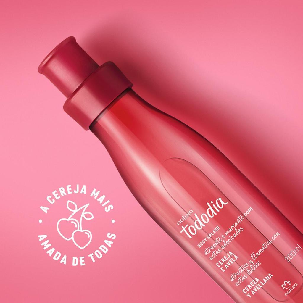 Body Splash Desodorante Colônia Tododia Cereja E Avelã 200ml