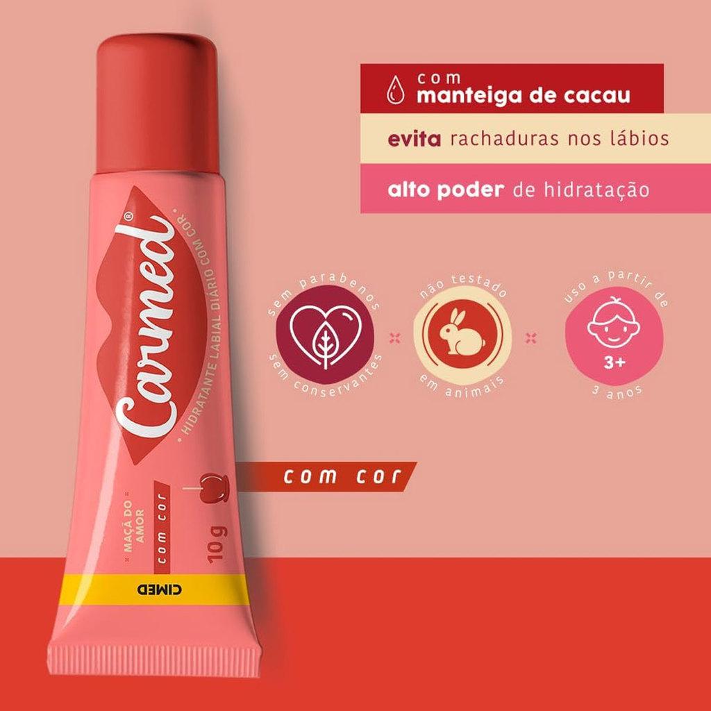 Hidratante Labial Carmed Maçã Do Amor 10g