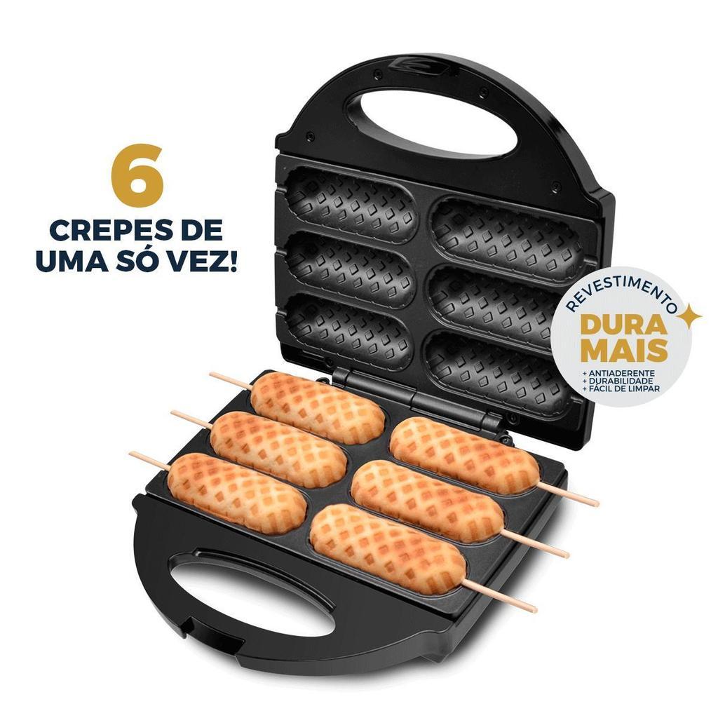 Crepeira Britânia Six Revestimento Antiaderente 6 Crepes