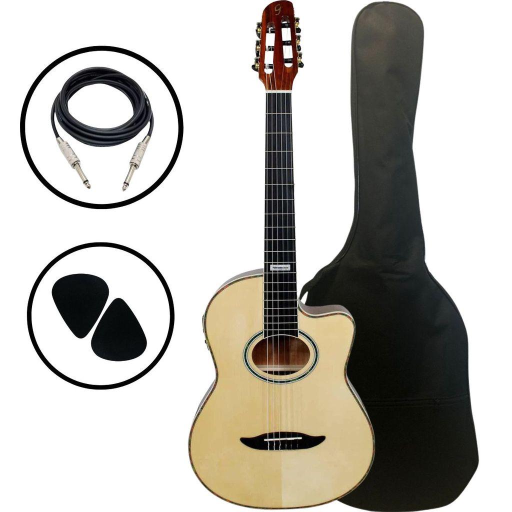Violão Flat Giannini Gnf-3 Ceq Performance Eletroacústico