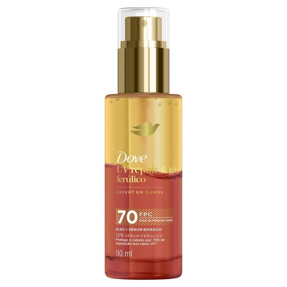 Óleo Finalizador Dove E Sérum Uv Repair E Glow + Ferúlico 110ml