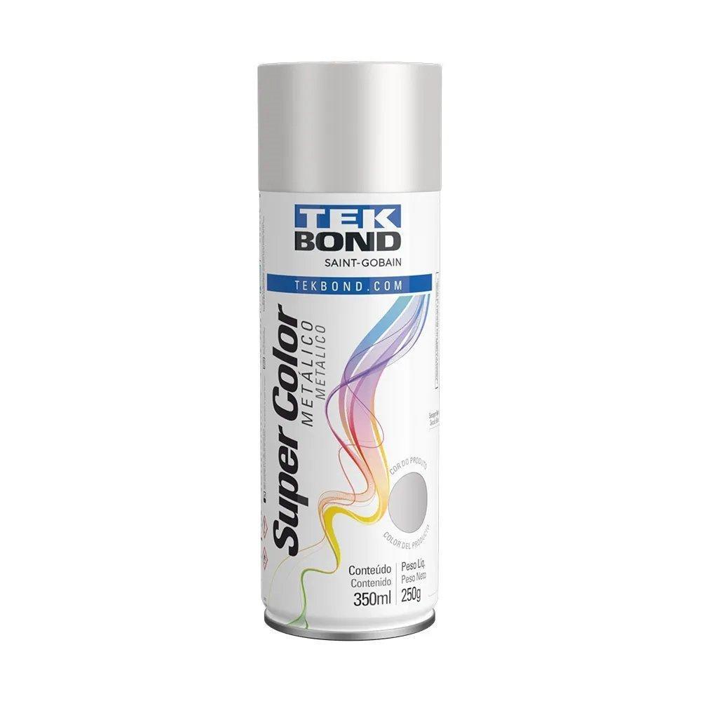 Tinta Spray Tekbond Metálica Prata 350ml