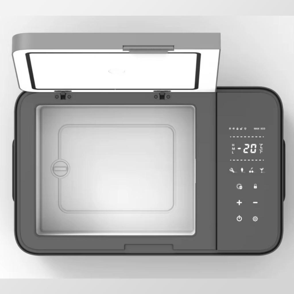 Geladeira Portátil 20/30 Litros Display Digital Uv Baixo Ruído Viagem Carro Cooler Knup