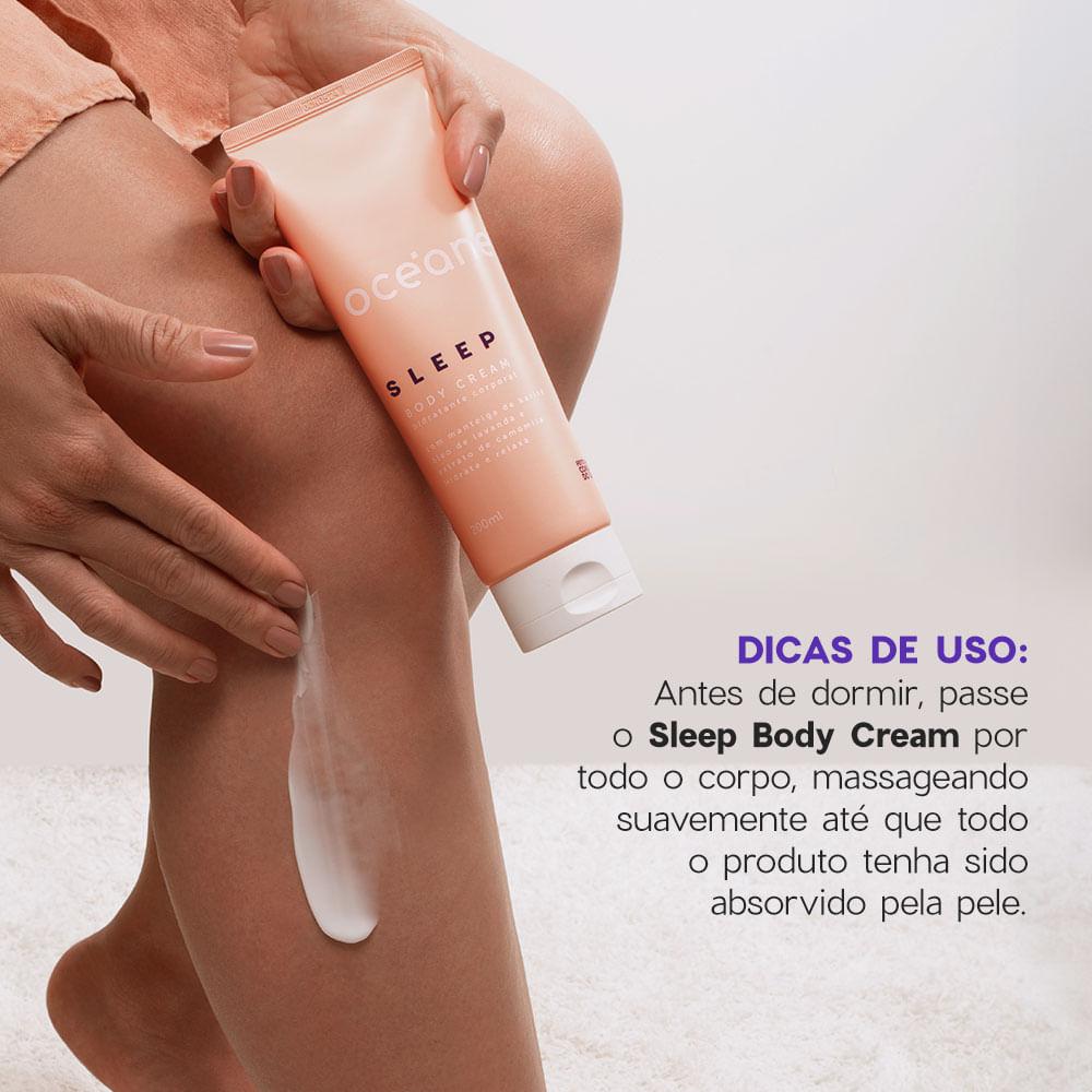 Kit Creme Para As Mãos + Hidratante Corporal Sleep (2 Produtos)