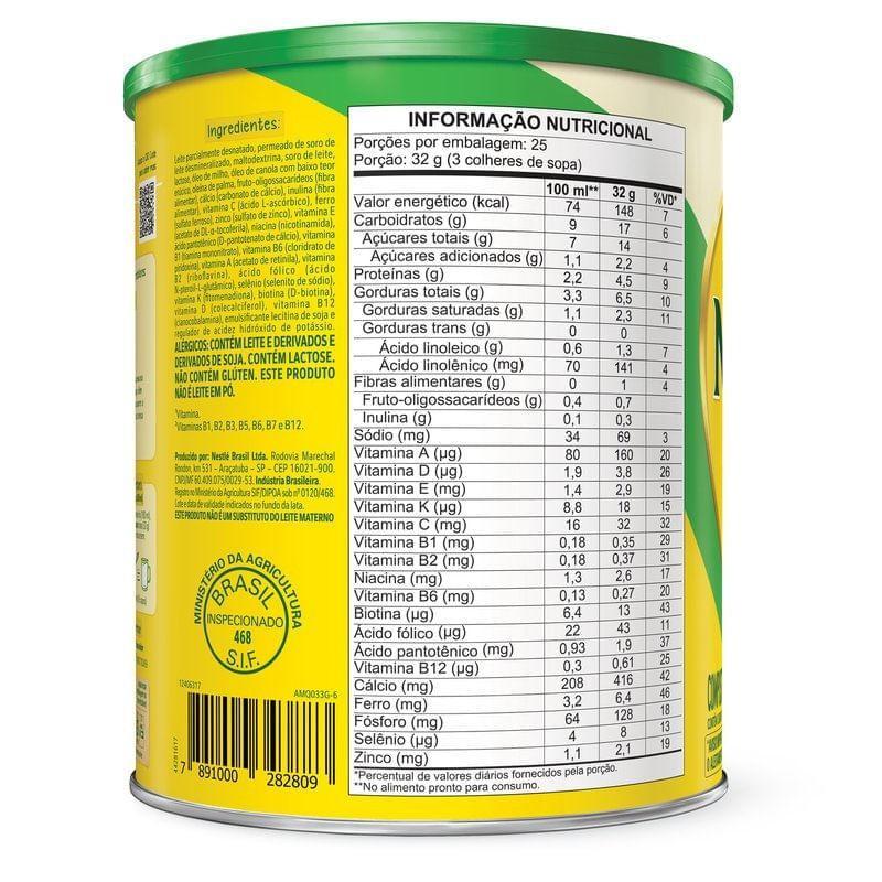 Composto Lácteo Ninho Fases 3+ 800g
