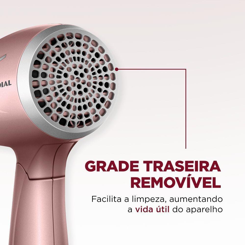 Secador De Cabelos Travel Golden Rose Mondial Bivolt