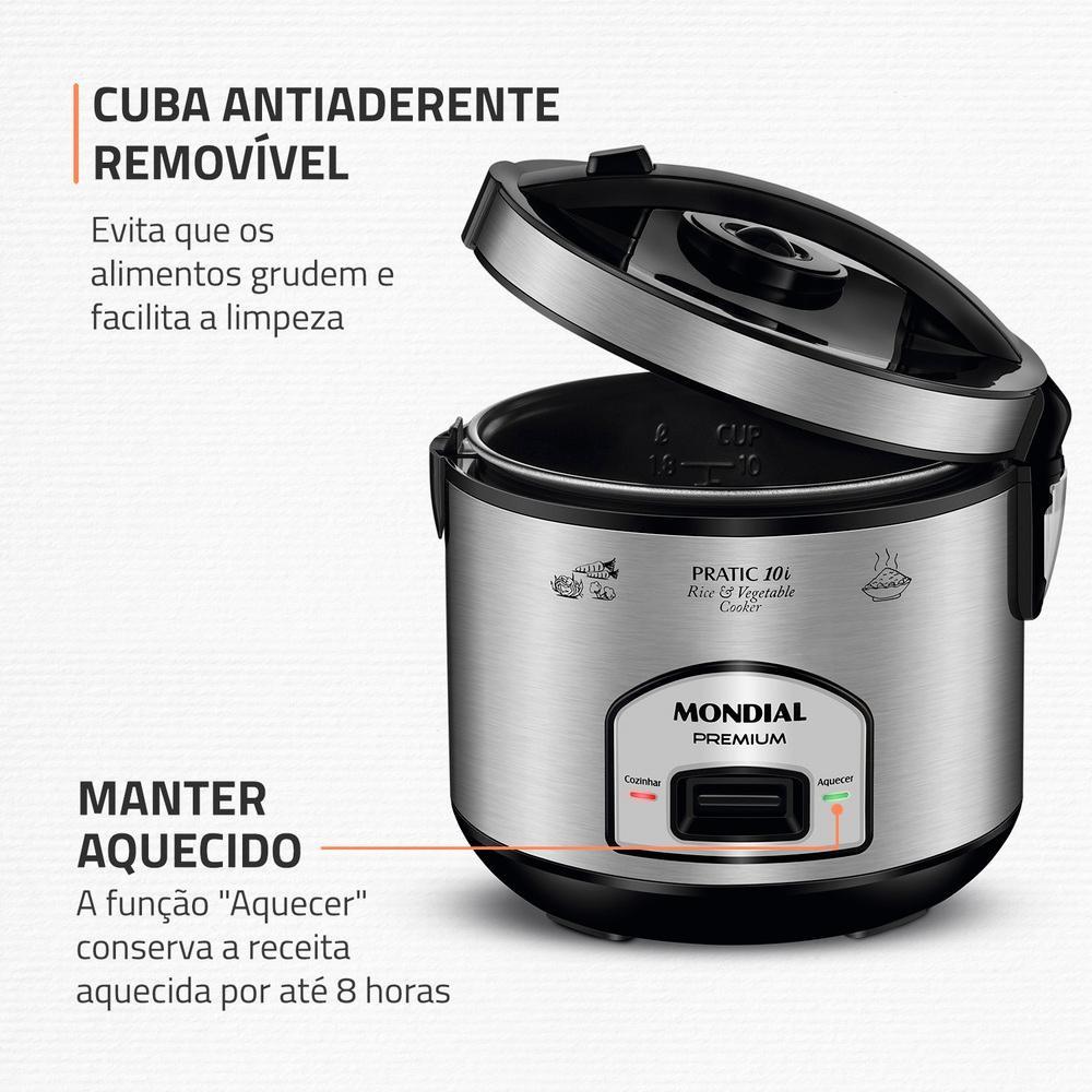 Panela Elétrica Mondial Pratic 10I Pe-42-10x