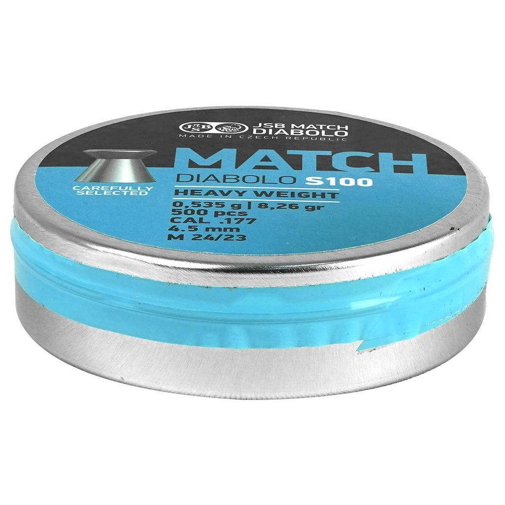 3x Chumbinho 4.5mm 500un Jsb Match Dialobo S100