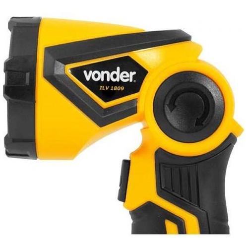 Lanterna LED 18V Vonder Sem Bateria E Carregador Recarregável Portátil
