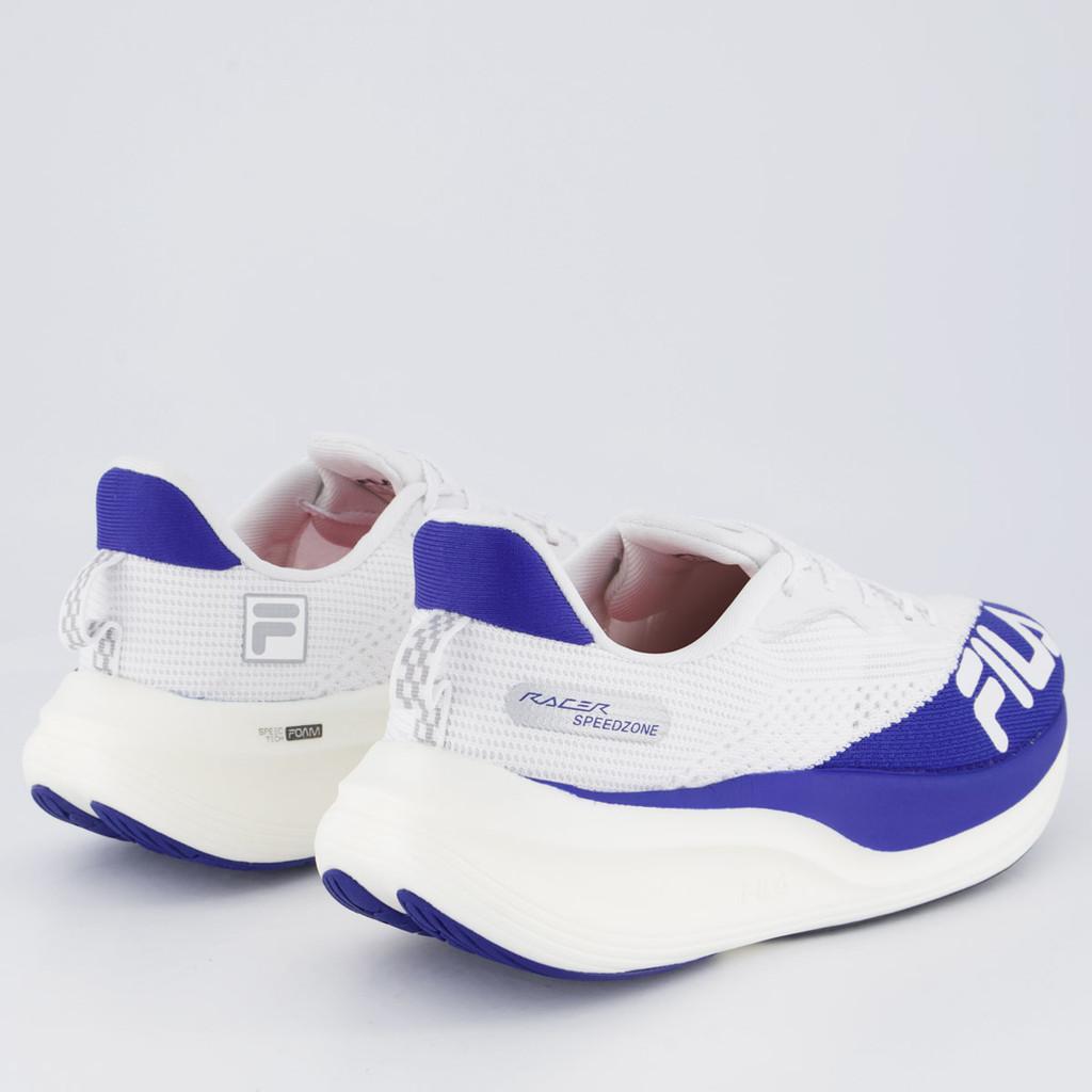 Tênis Fila Racer Speedzone Branco E Azul