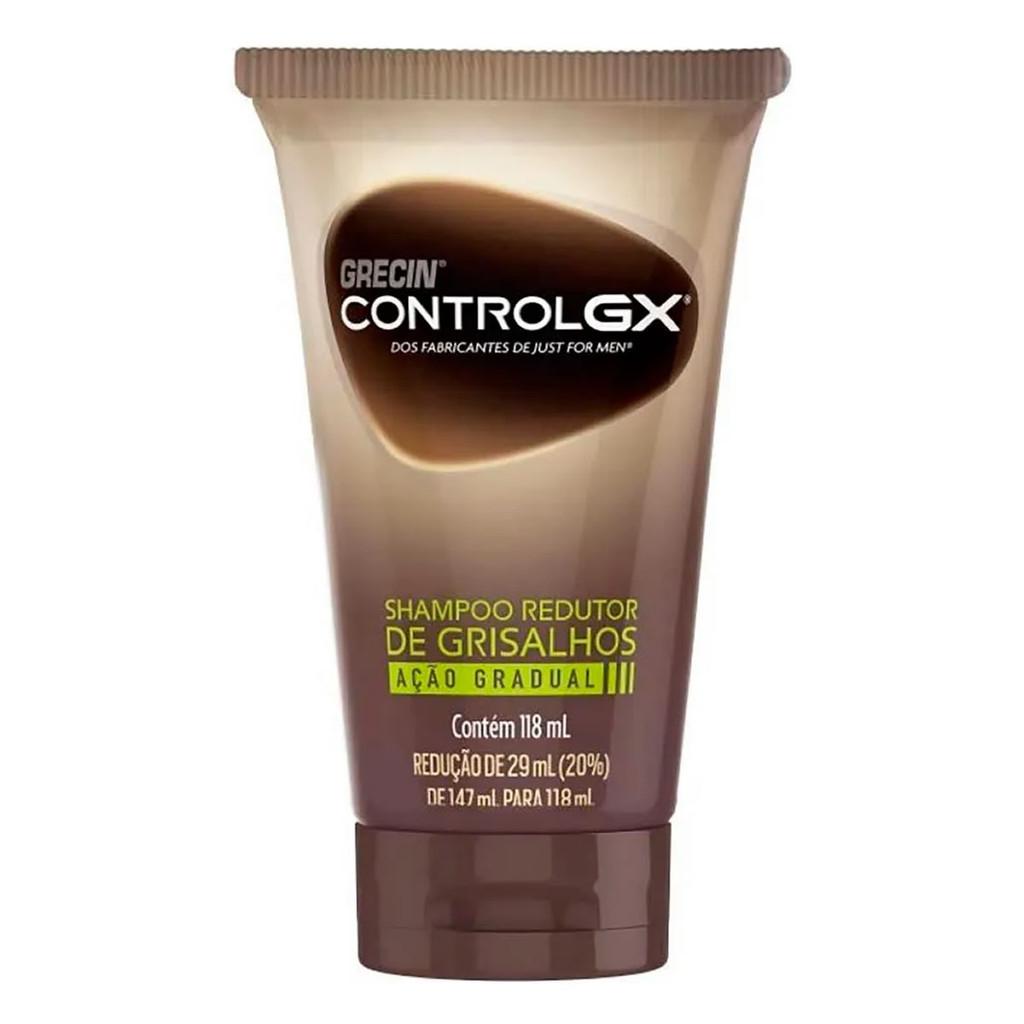 Shampoo Redutor De Grisalhos Grecin Control Gx 118ml