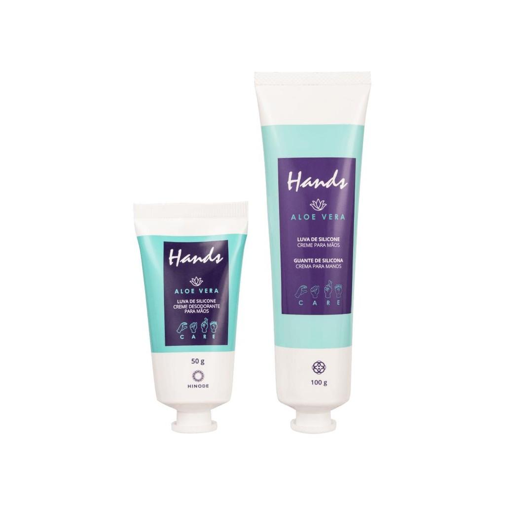 Luva De Silicone Aloe Vera Hands Miniatura 50g