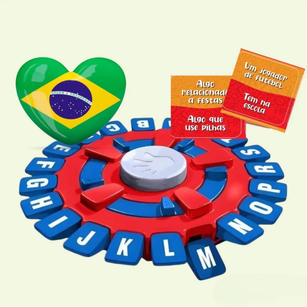 Jogo Tecla Letras C/36 Cartas Com 72 Temas Braskit