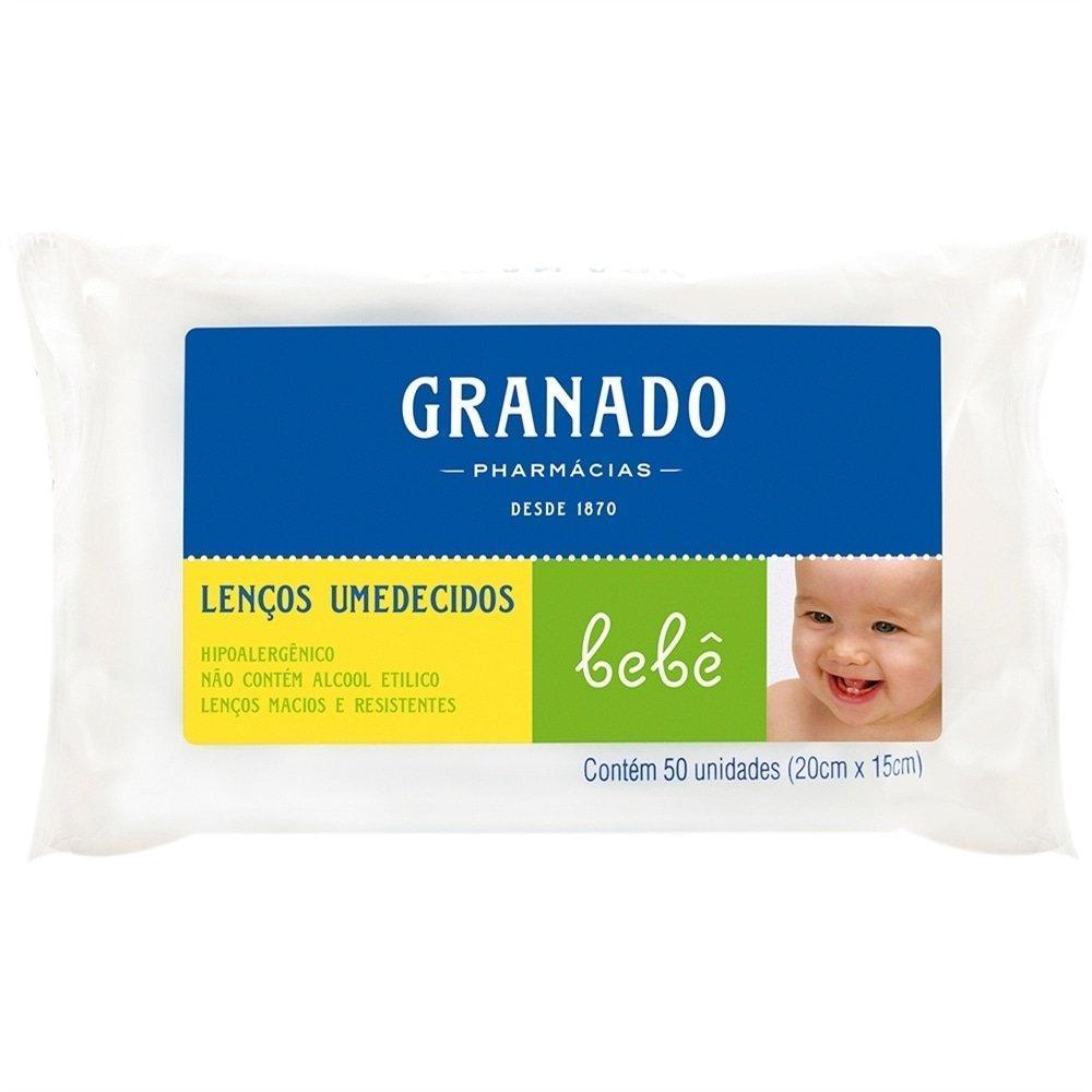 Lenços Umedecidos Granado - Pacote Com 50 Lenços