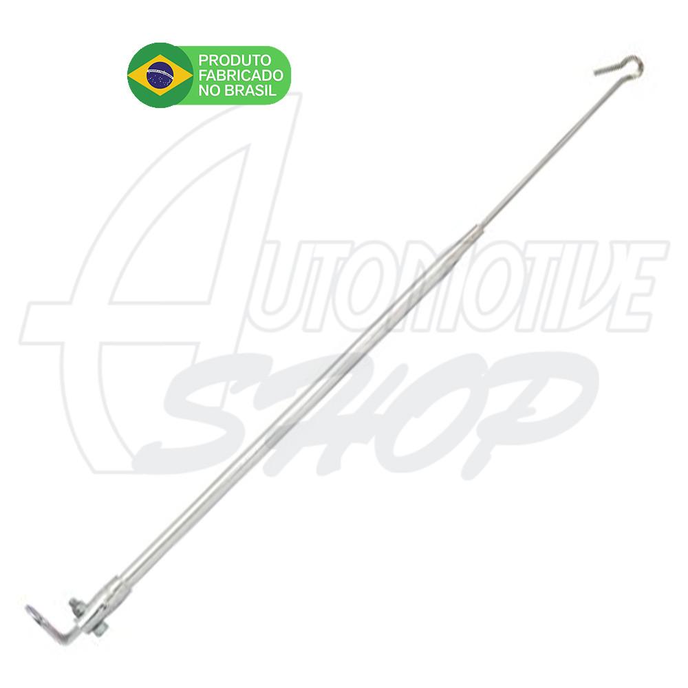 Antena Corta Pipa Moto Retrati Retrovisor Aço Inox Zincda M9/m1a