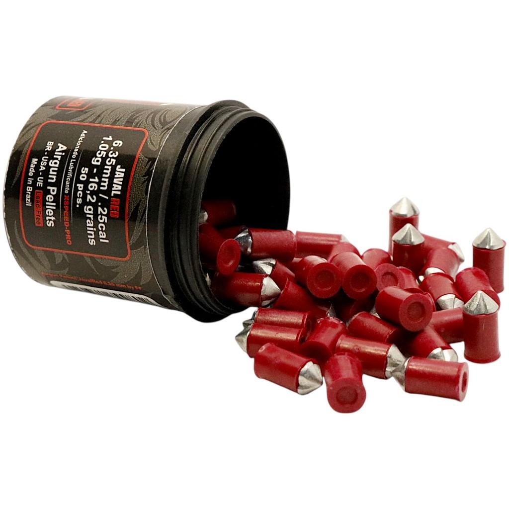 Chumbinho Ff Javal Red 6.35mm (.25) - 50un