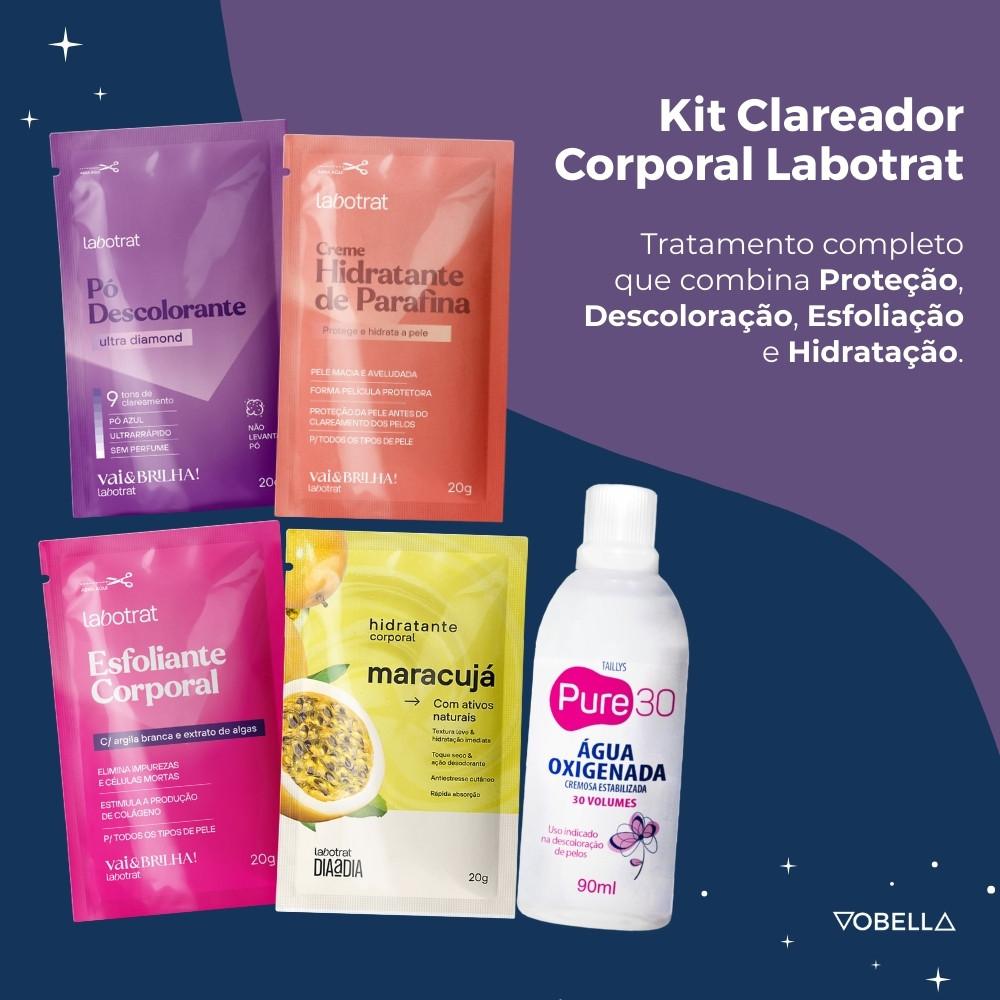 Kit Clareamento Corporal Banho De Lua Hidratação Labotrat