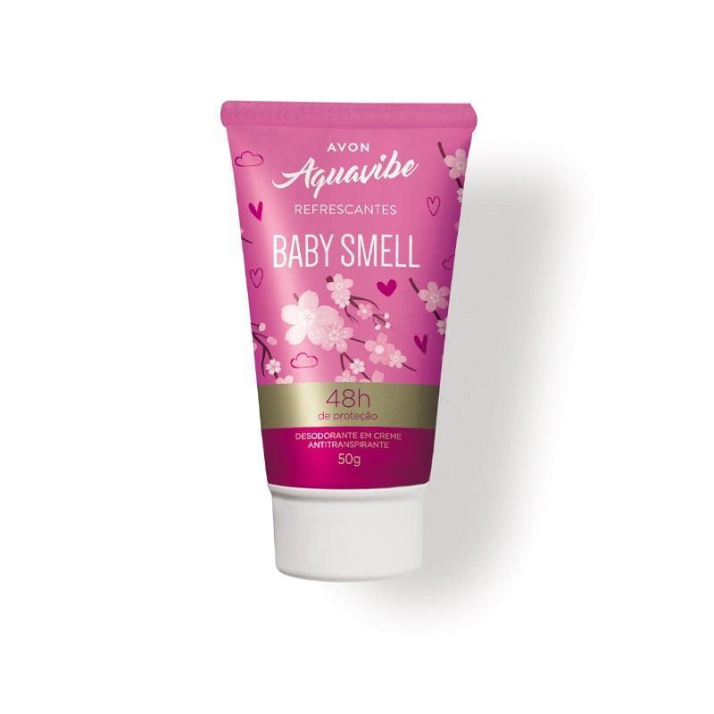 Desodorante Avon Em Creme Aquavibe Baby Smell 50g