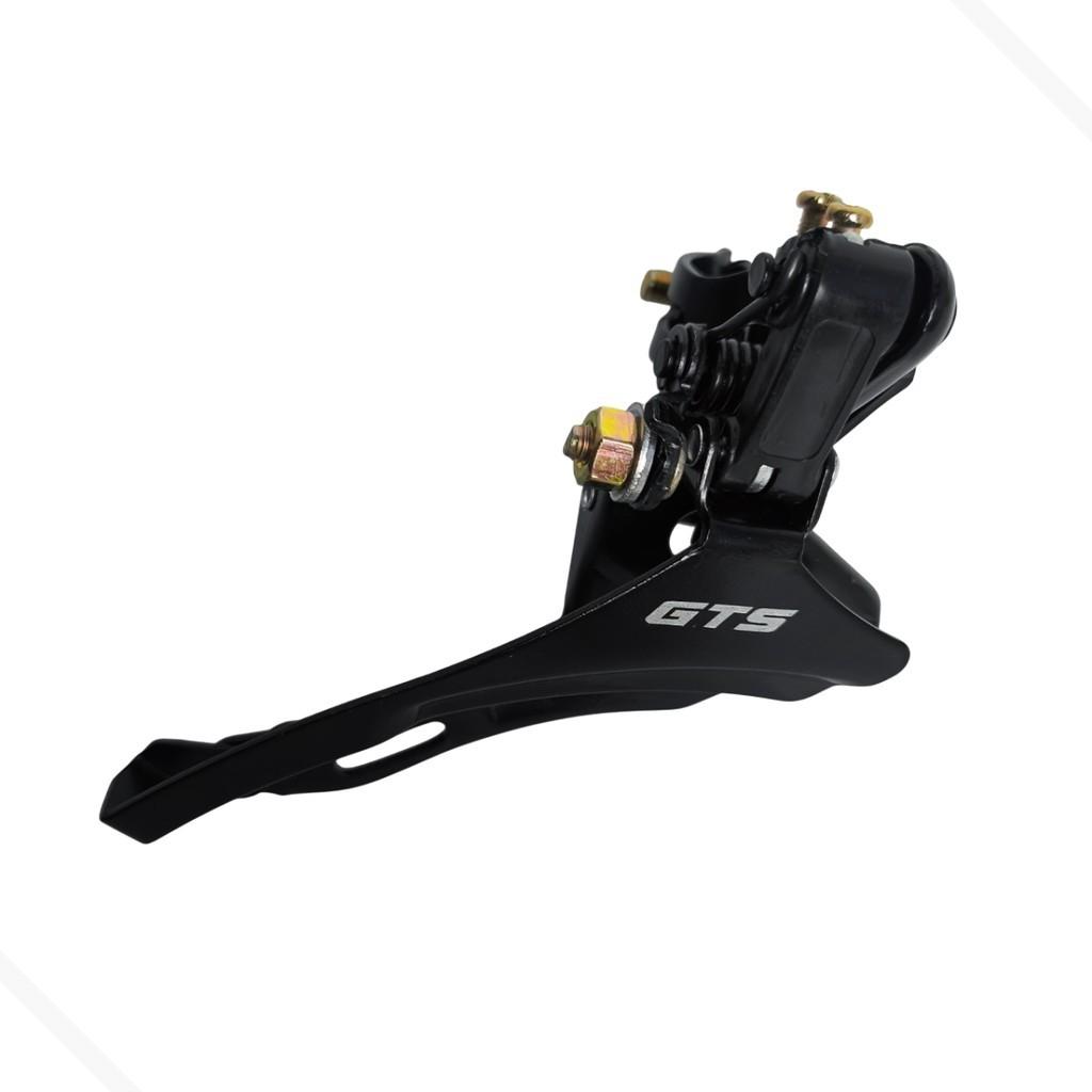 Kit Câmbio Traseiro E Dianteiro Bike Mtb 6/7/8 Velocidades S/Gancheira Top Pull Index Tz-50 Gts