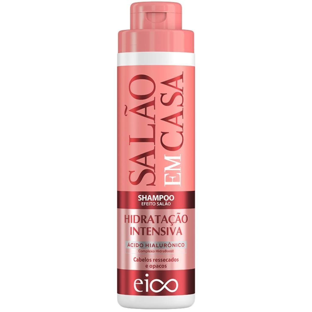 Eico Tratamento Salão Em Casa Hidratação Intensiva Shampoo Sem Sal 800ml Condicionador Leavein 450ml