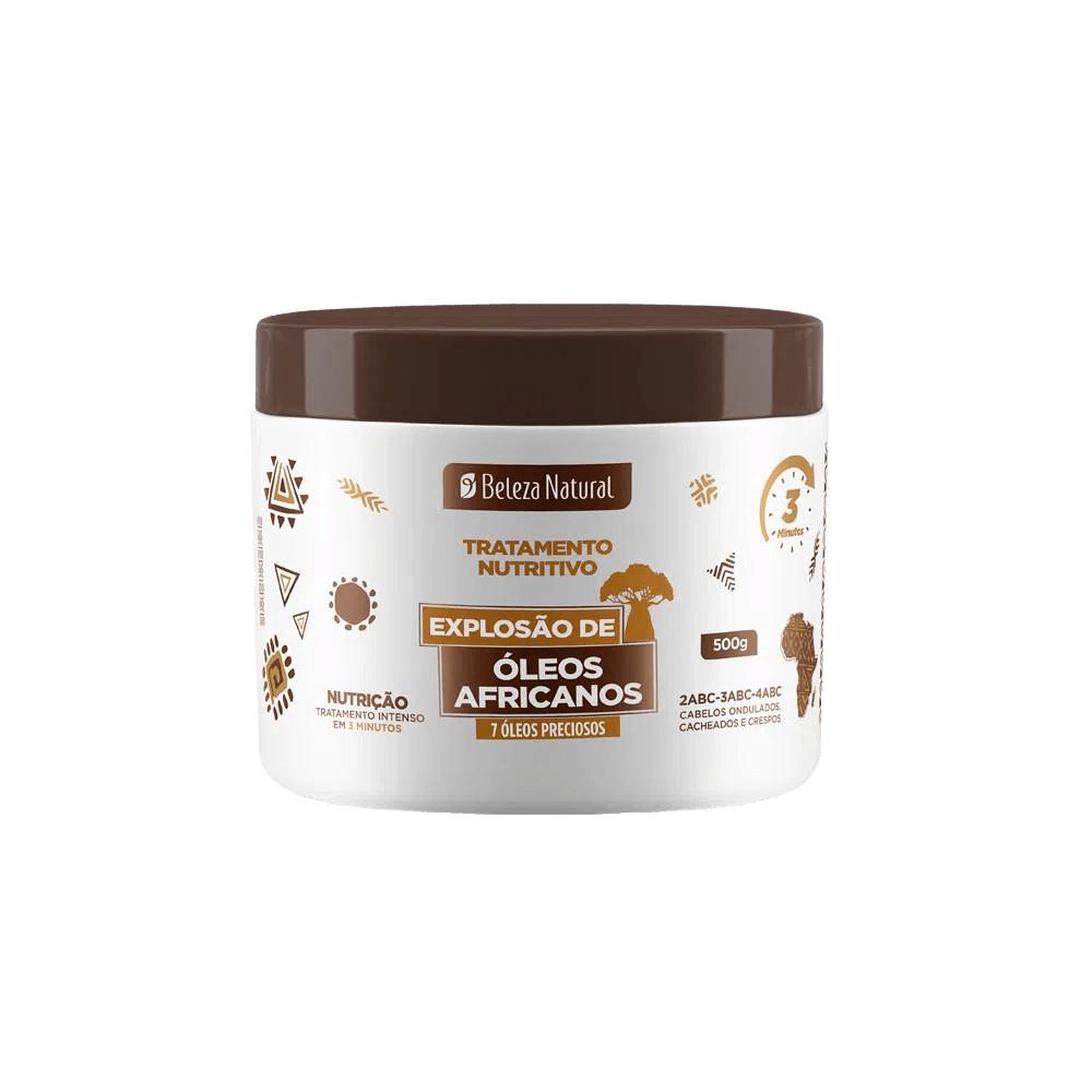 Creme De Tratamento Beleza Natural Explosão De Óleos Africanos 500g