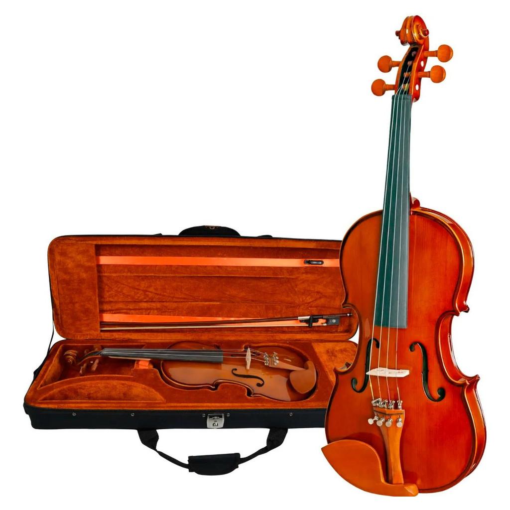 Kit Violino Eagle Ve441 4/4 + Estojo Estante Espaleira Afin