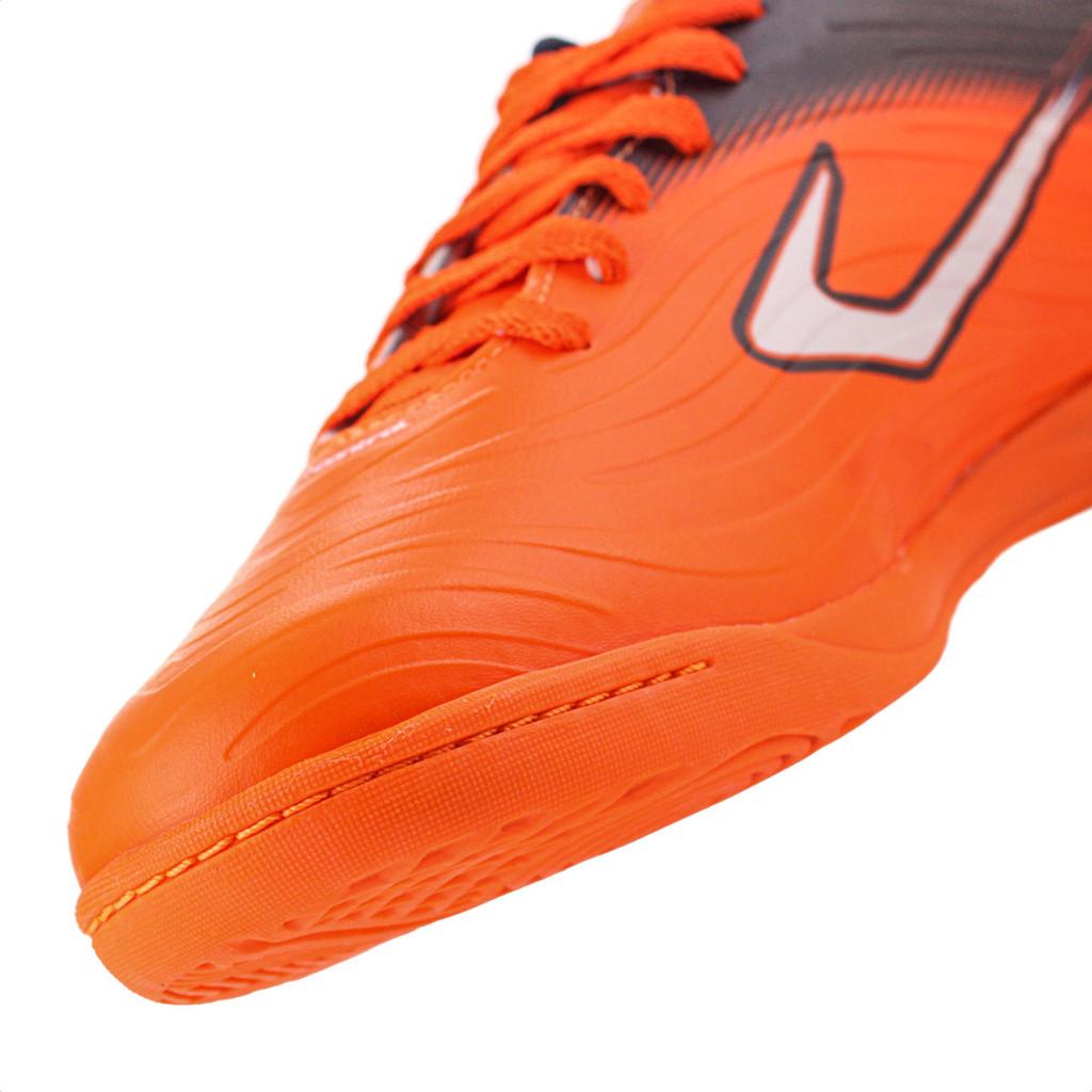 Chuteira Topper Futsal Forza Iii Laranja E Azul Marinho - Masculino