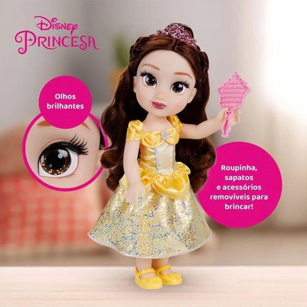 Boneca Articulada Multikids Da Disney Princesa Bella 38cm